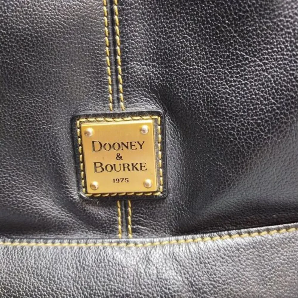 Dooney & Grain Sophie Hobo Bag Womens Black Leather Bourke Pebble Shoulder Strap